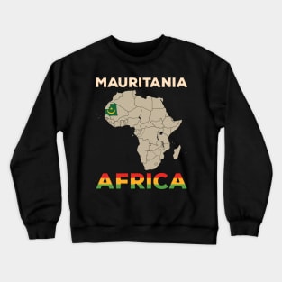 MauriTania-Africa Crewneck Sweatshirt